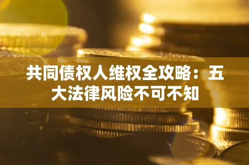 济南共同债权人维权全攻略：五大法律风险不可不知