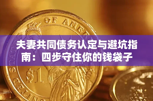 济南夫妻共同债务认定与避坑指南：四步守住你的钱袋子